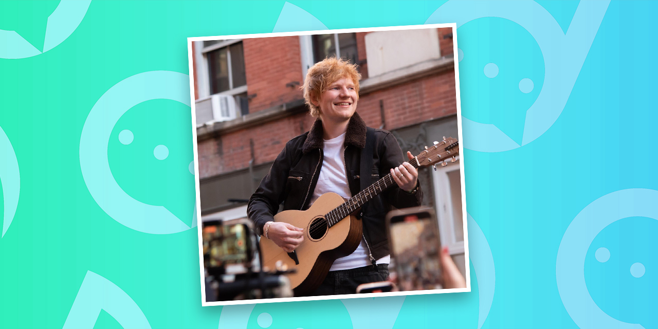 Ed Sheeran verrast hardloopster met spontaan optreden